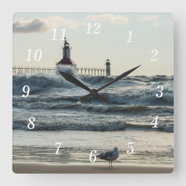 Force Behind Beauty Wall Clock (Front)