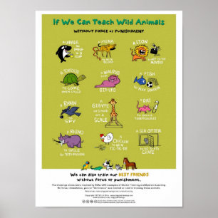 Force-Free Animal Training Poster (18"x24")