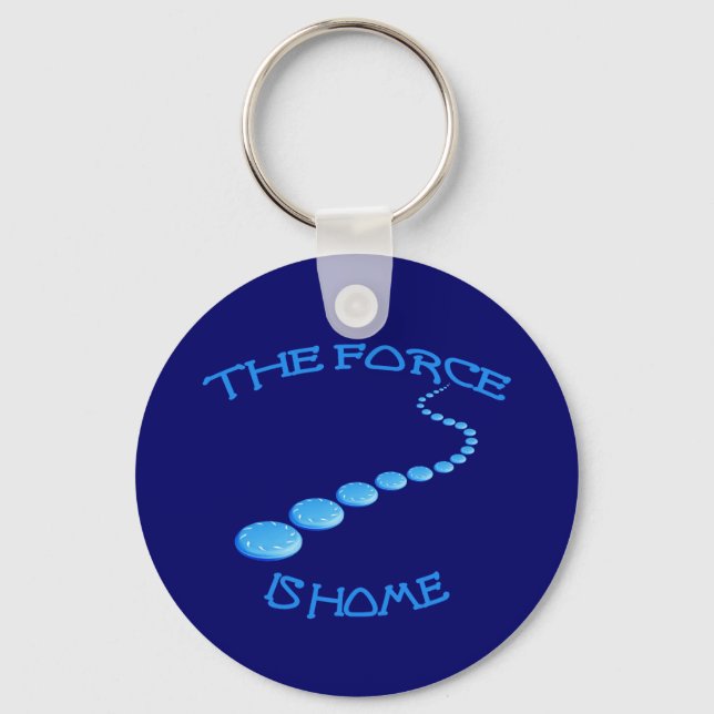 Force is Home Frisbee Key Ring (Front)