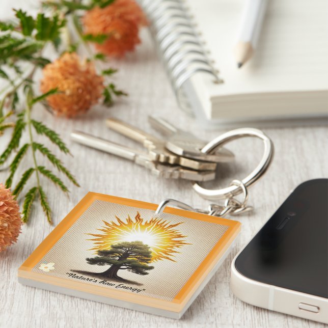 "Force of Nature" Key Ring (Front Right)