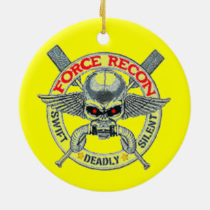 FORCE RECON CERAMIC TREE DECORATION