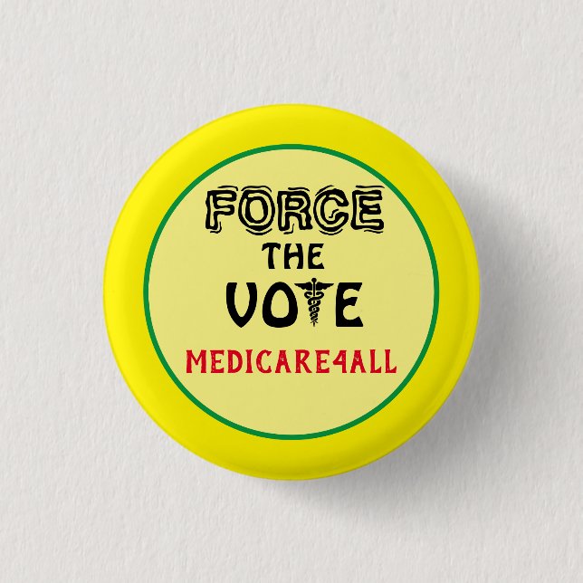 Force The Vote 3 Cm Round Badge (Front)