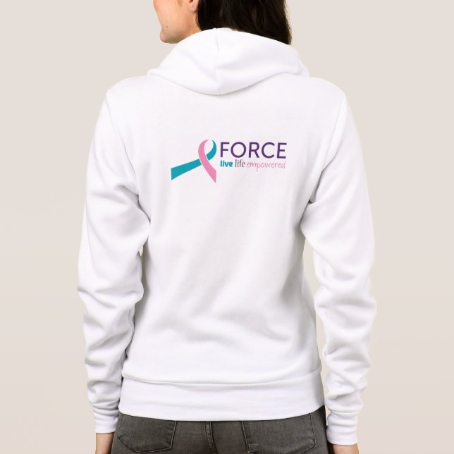 FORCE Zip Front Hoodie (Back)