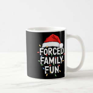 Forced Family Fun Men Women Kids Christmas Pyjamas Coffee Mug