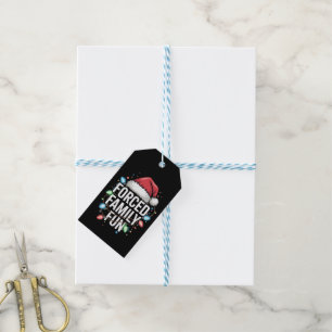 Forced Family Fun Sarcastic Christmas Funny Gift Tags