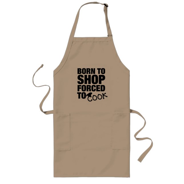 FORCED TO COOK LONG APRON (Front)