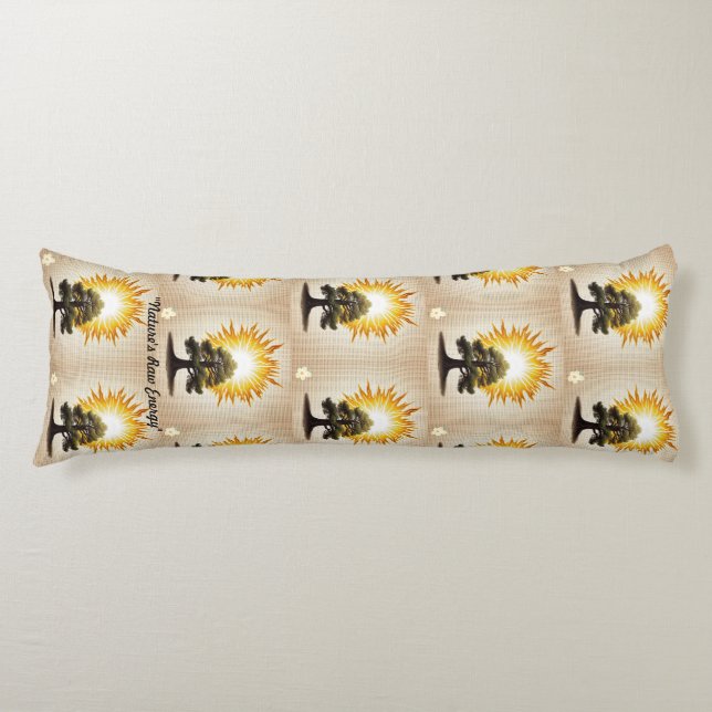 "Forceful Nature" Body Cushion (Front)