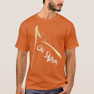 Forcula Wishbone On Snap Wishing Bone Thanksgiving T-Shirt