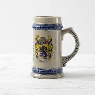 Ford Family Crest Stein