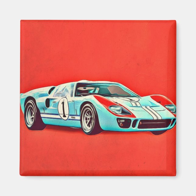 Ford GT40 Magnet (Front)