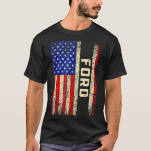 Ford Last Name Shirt Ford Name American Flag