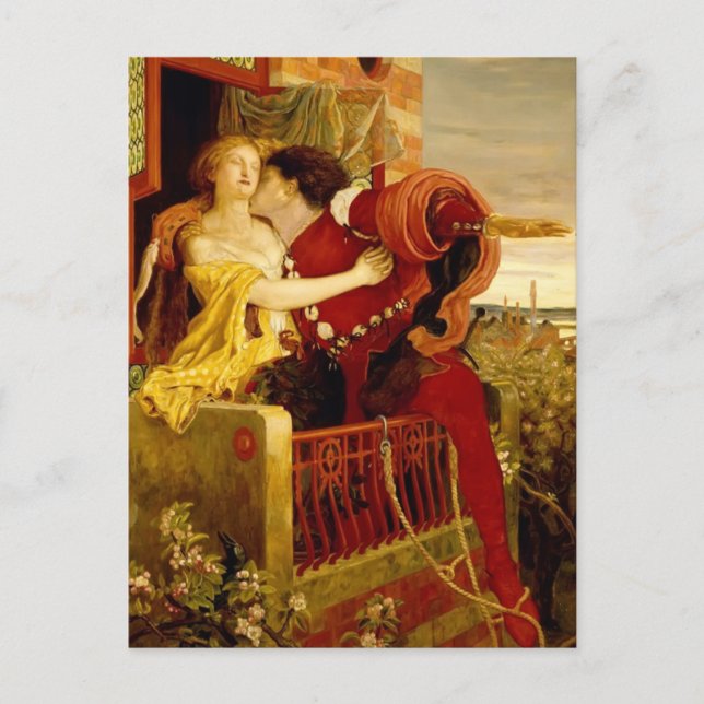 Ford Madox Brown: Romeo and Juliet Postcard (Front)
