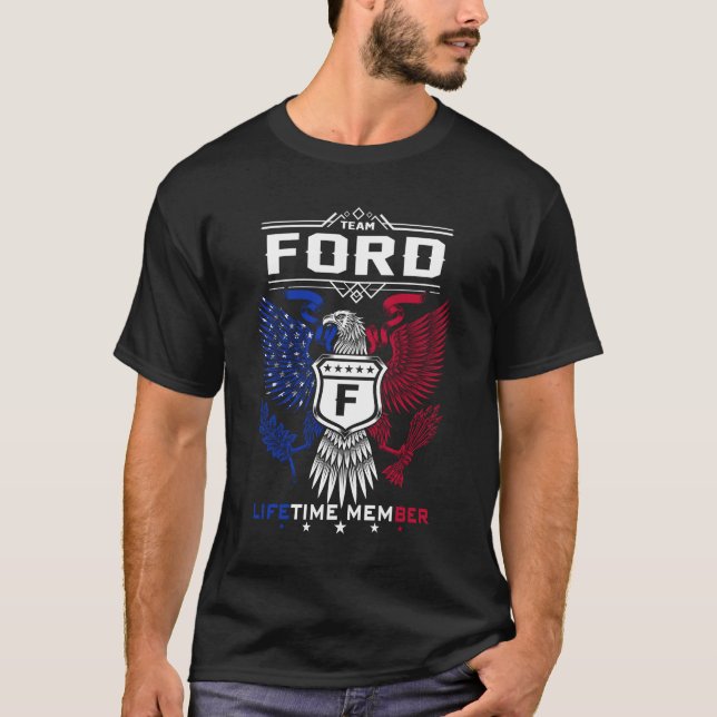 Ford Name T Shirt - Ford Eagle Lifetime Member Gif (Front)