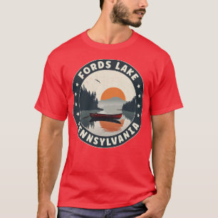 Fords Lake Pennsylvania Sunset T-Shirt