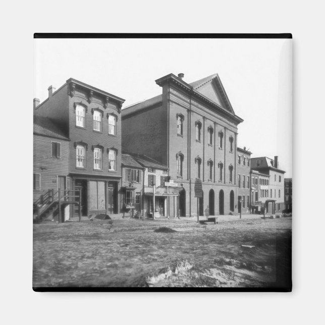 Ford's Theatre in Lincoln's time. Washington, D.C. Magnet (Front)