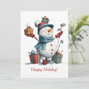 Fore a Merry Christmas Greeting Card