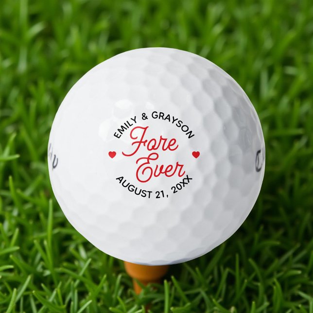 Fore Ever Personalised Wedding Golf Balls (Creator Uploaded)