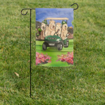 Fore Fun in the Sun Garden Flag