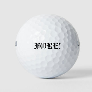 Fore - Golfball Golf Balls