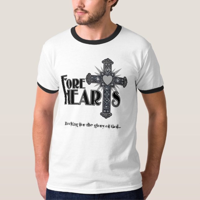 Fore Hearts Ringer Tee (Front)