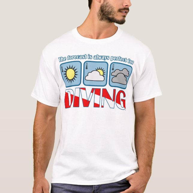 Forecast for Diving T-Shirt (Front)