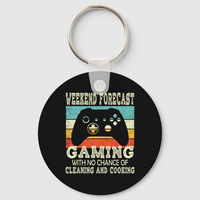 Forecast Gaming Retro Gaming 1  Key Ring (Front)
