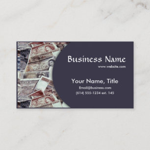 Foreign Currency Money Business Business Card