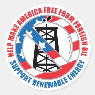 Foreign Oil Classic Round Sticker