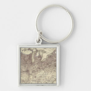 Foreign Parentage Proportion 1870 Key Ring