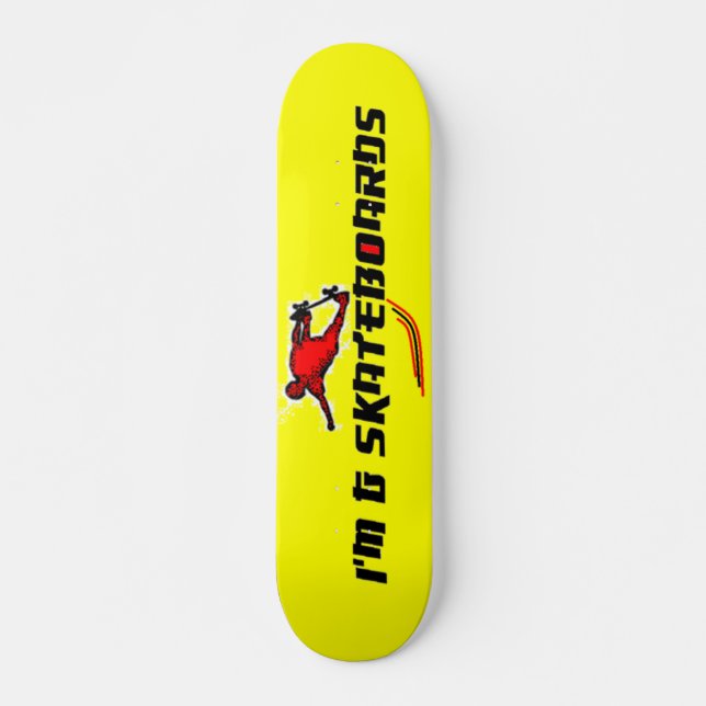 Foreign Style Font Skateboard #4 (Front)