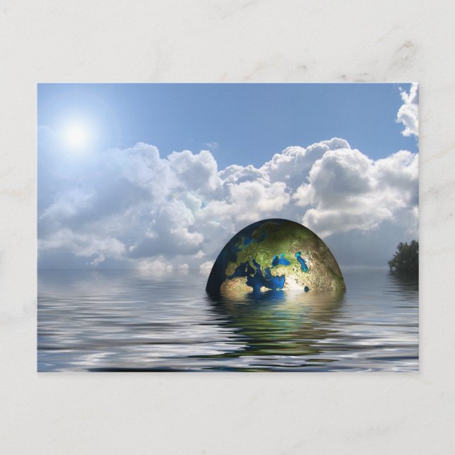 foreign-trade-62743 FANTASY DIGITAL REALISM SCIENC Postcard (Front)