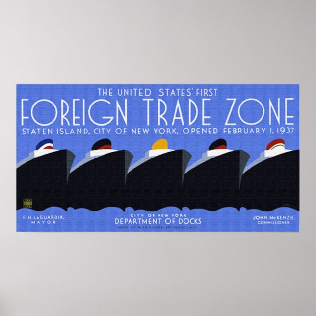 Foreign Trade Zone Poster (Front)