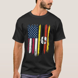 Foreigner Immigrant - Usa United States Uganda Fla T-Shirt