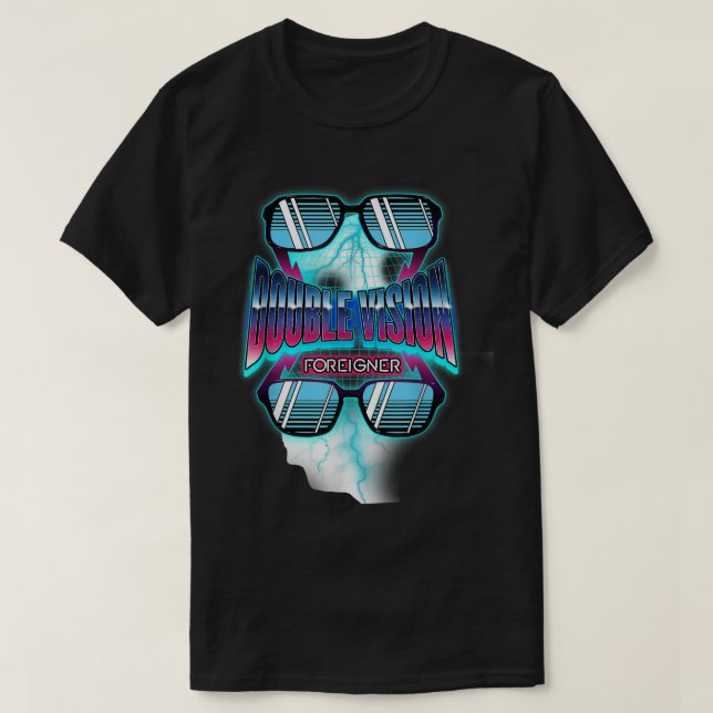 Foreigner Official Double Vision  T-Shirt (Design Front)
