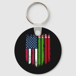 Foreigner Stranger USA Immigrant Key Ring