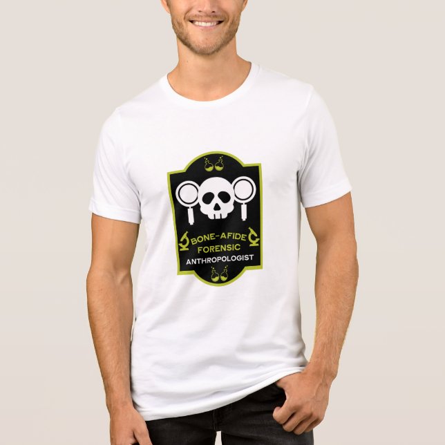 Forensic Anthropologist Tri-Blend Shirt (Front)