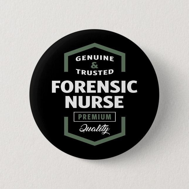 Forensic Nurse Logo Gift Ideas 6 Cm Round Badge (Front)