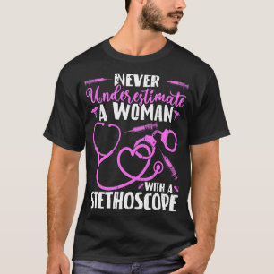 Forensic Nursing Stethoscope Correctional Nurse T-Shirt