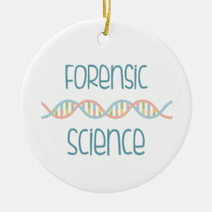 Forensic Science Ceramic Tree Decoration