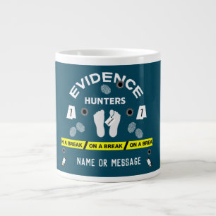Forensic science criminalistics investigator  large coffee mug