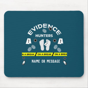 Forensic science criminalistics investigator   mouse pad