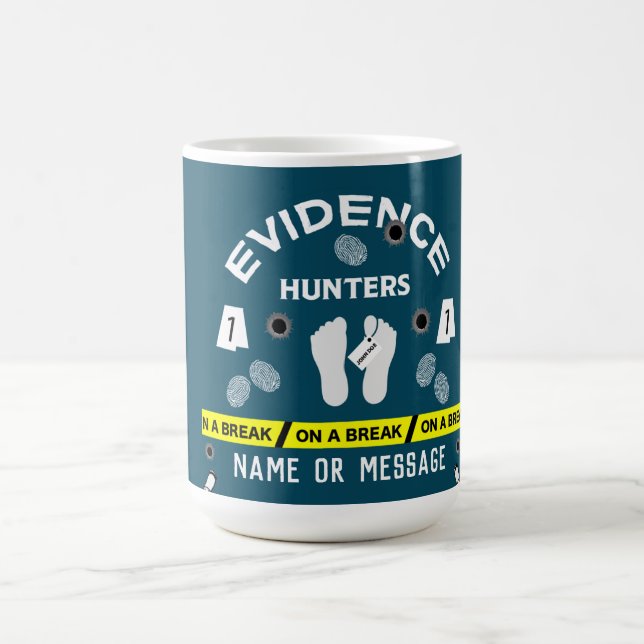 Forensic science criminalistics investigator  mug (Center)