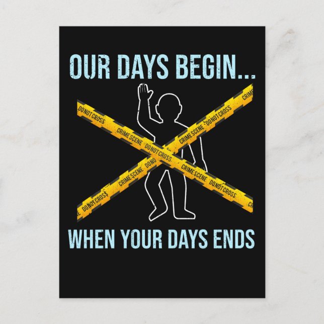 Forensic Science Detective Forensics Scientists Postcard (Front)