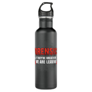 Forensic Science Funny Crime Scene Evidence DNA Cr 710 Ml Water Bottle
