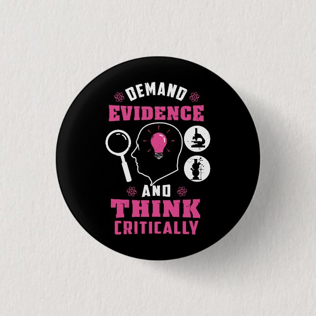 Forensic Science Investigation Science Geek 3 Cm Round Badge (Front)