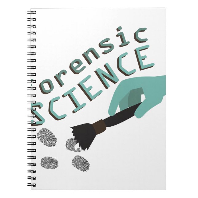 Forensic Science Spiral Notebook (Front)