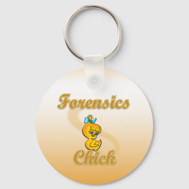 Forensics Chic Key Ring (Front)