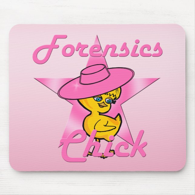 Forensics Chick #8 Mouse Pad (Front)