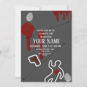 Forensics science graduation card, doctors graduat holiday card