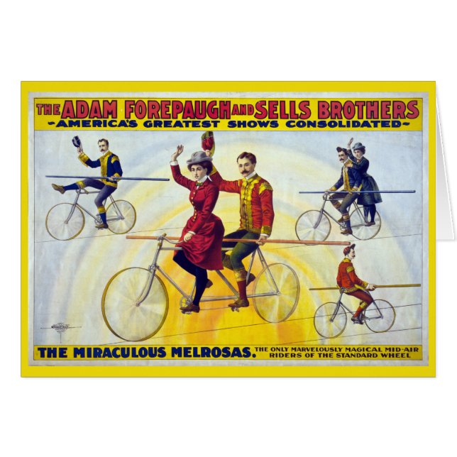 Forepaugh & Sells Brothers Vintage Circus Poster (Front Horizontal)